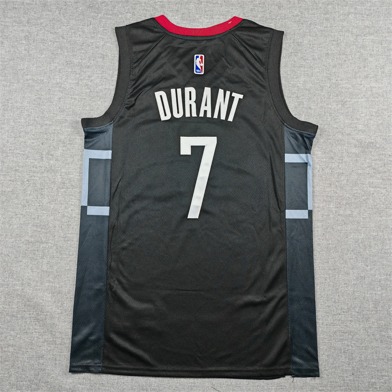 Kevin Durant #7 Houston Rockets City Edition Swingman Jersey – Black