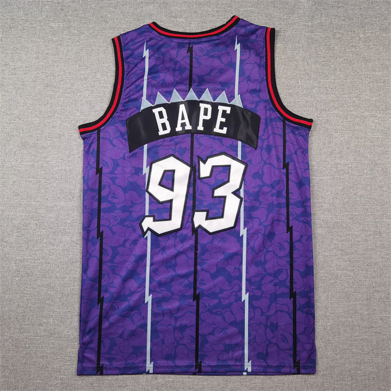 BAPE x Toronto Raptors #93 Mitchell & Ness Hardwood Classics Jersey – Purple Camo