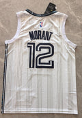 Ja Morant #12 Memphis Grizzlies City Edition Swingman Jersey – White