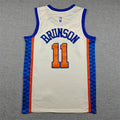Jalen Brunson #11 New York Knicks Nike City Edition Swingman Jersey – White
