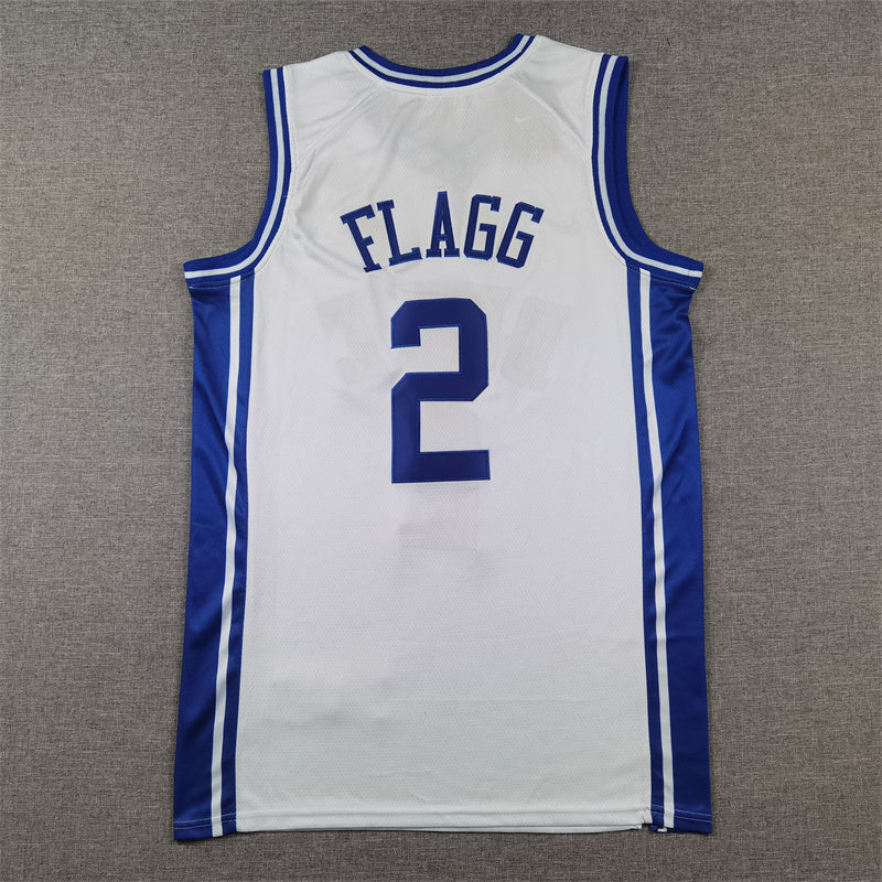 Cooper Flagg #2 Duke Blue Devils Nike College Basketball Jersey – White