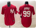 New York Yankees #99 Aaron Judge Nike Men's Baseball Jersey – Red Alternate Edition