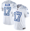 Buffalo Bills #17 Josh Allen 2025 Rivalries Collection Game Jersey – White