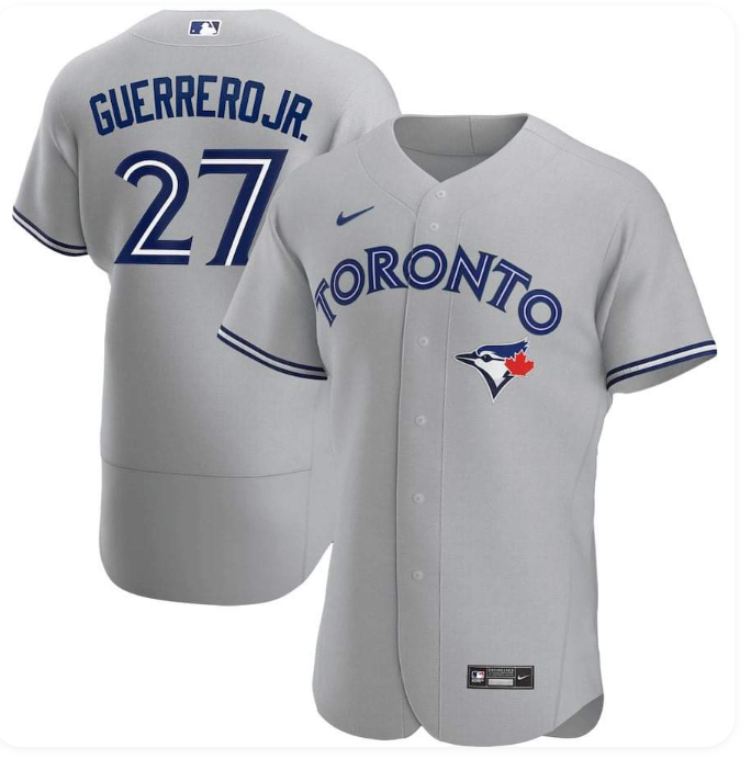 Men's Toronto Blue Jays #27 Vladimir Guerrero Jr. Jersey