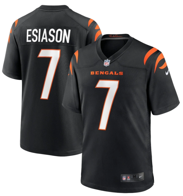 Boomer Esiason #7 Cincinnati Bengals Nike Retired Player Game Jersey – Black