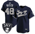 Men's New York Yankees Anthony Rizzo #48 Jay-Z Collaboration Jersey – Navy