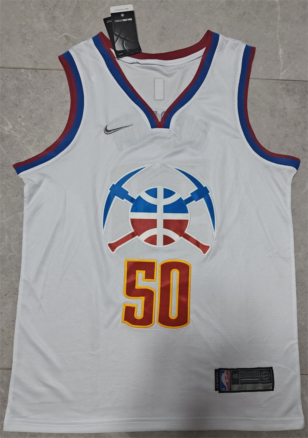 Aaron Gordon #50 Denver Nuggets Classic Edition Nike Swingman Jersey – White