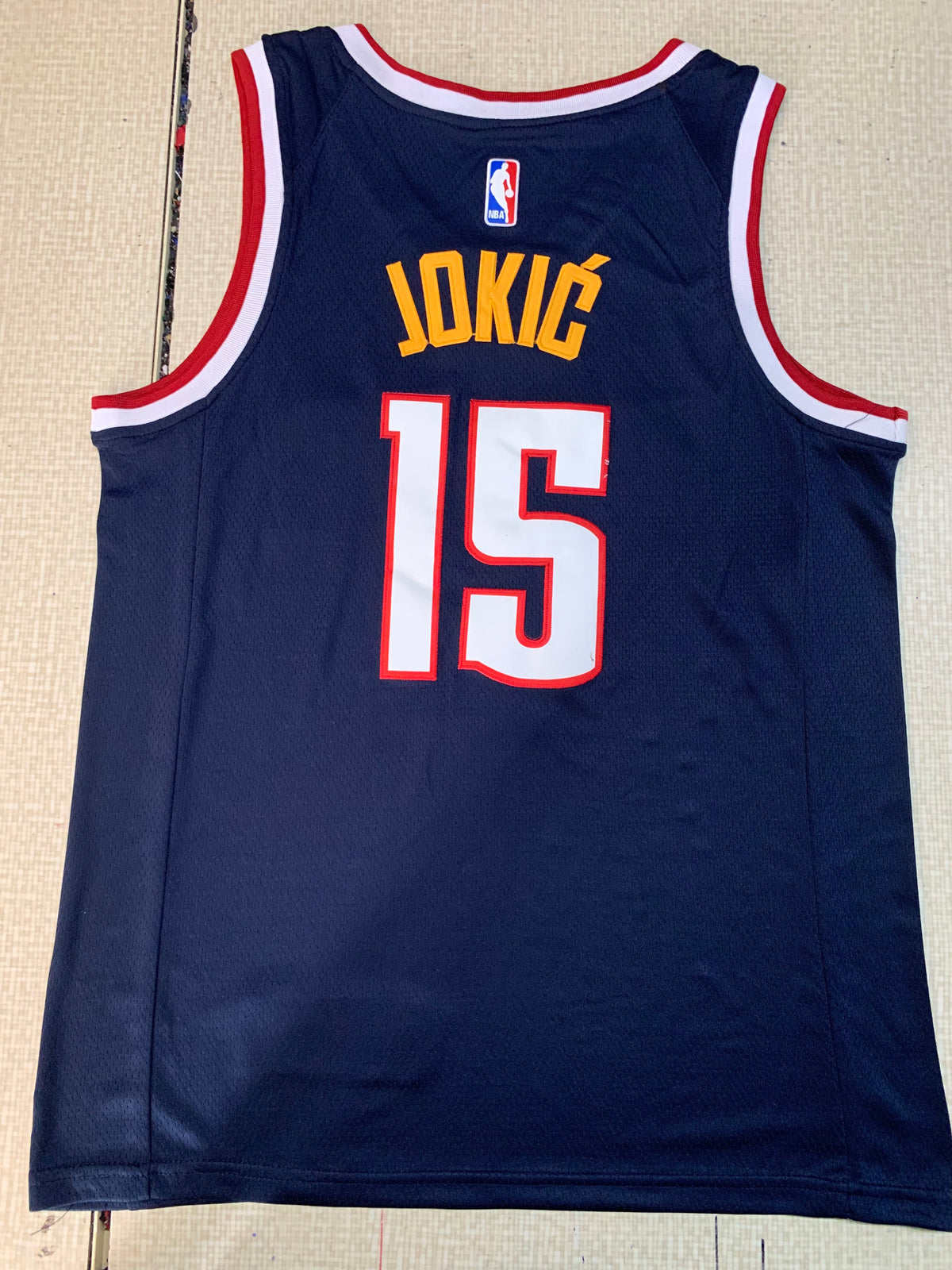 Nikola Jokić #15 Denver Nuggets Icon Edition Nike Swingman Jersey – Navy