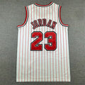 Michael Jordan #23 Chicago Bulls Mitchell & Ness Hardwood Classics Jersey – White Pinstripe
