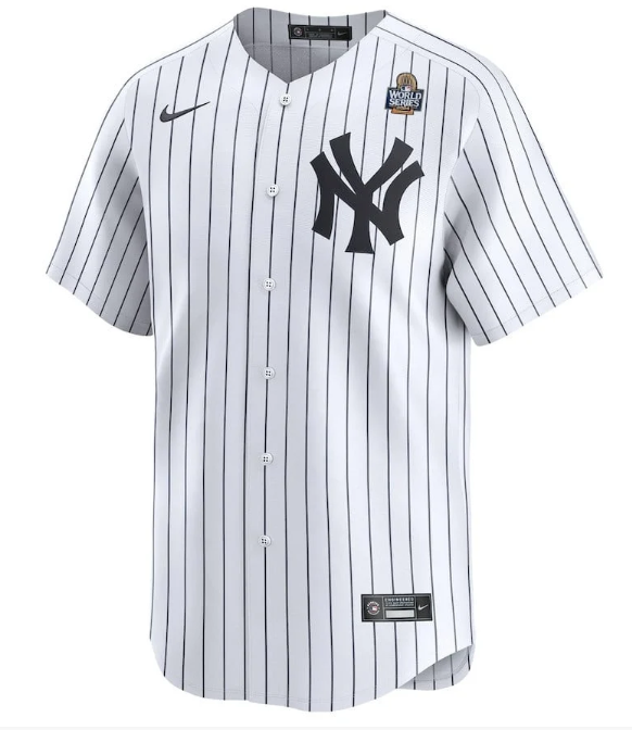 Men's New York Yankees Anthony Rizzo #48 2024 World Series Home Limited Jersey – White