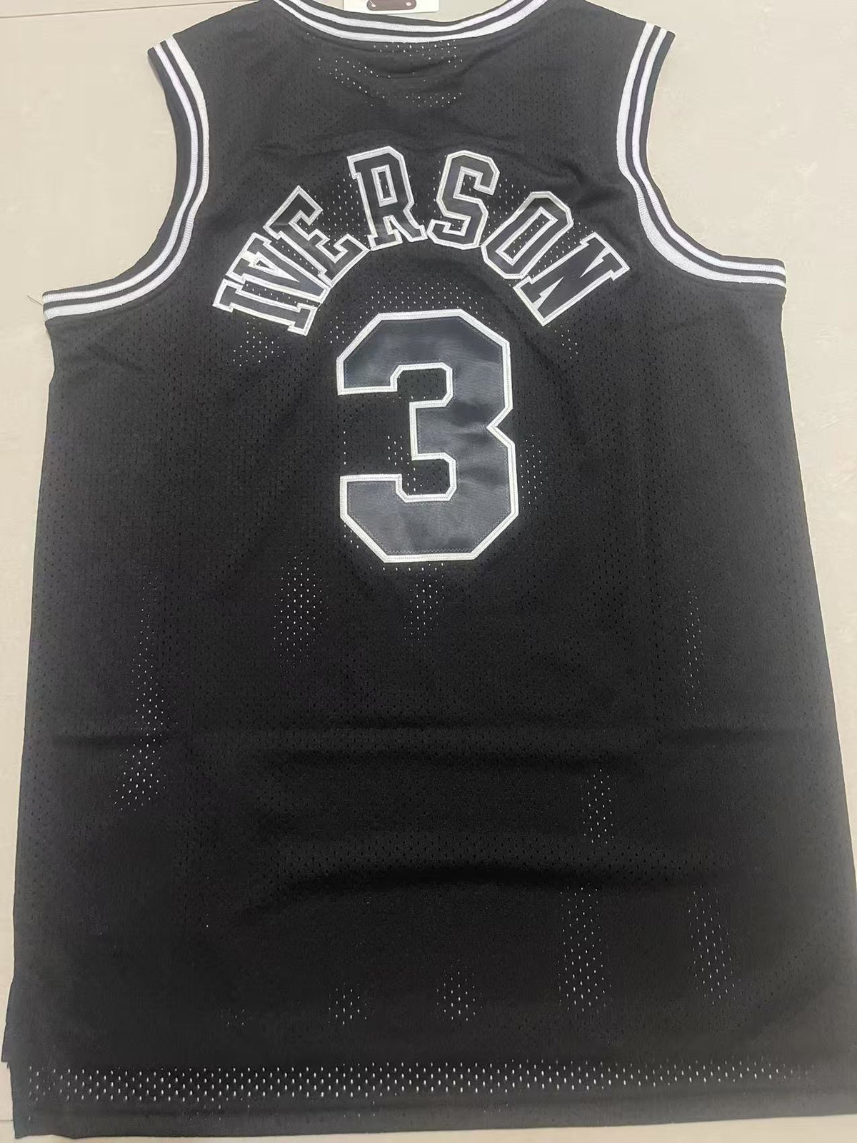 Allen Iverson #3 Philadelphia 76ers Mitchell & Ness 1997-98 Hardwood Classics Swingman Jersey – Black