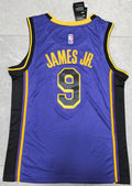 Bronny James Jr. #9 Los Angeles Lakers Statement Edition Swingman Jersey – Purple
