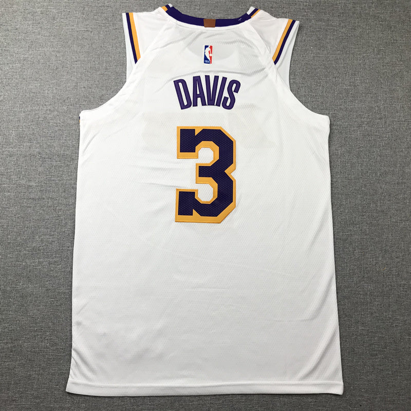 Anthony Davis #3 Los Angeles Lakers Association Edition Jersey – White