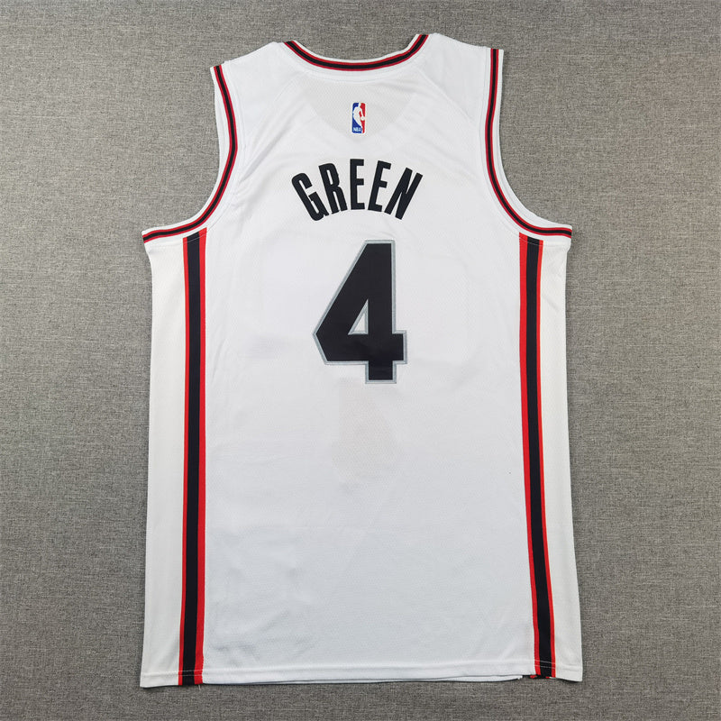 Jalen Green #4 Houston Rockets Nike City Edition Swingman Jersey – H-Town White