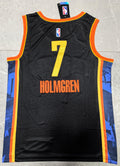 Chet Holmgren #7 Oklahoma City Thunder City Edition Swingman Jersey – Black