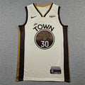 Stephen Curry #30 Golden State Warriors City Edition Swingman Jersey – The Town (Cream)