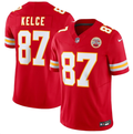 Men's Nike Travis Kelce #87 Red Kansas City Chiefs Game Jersey