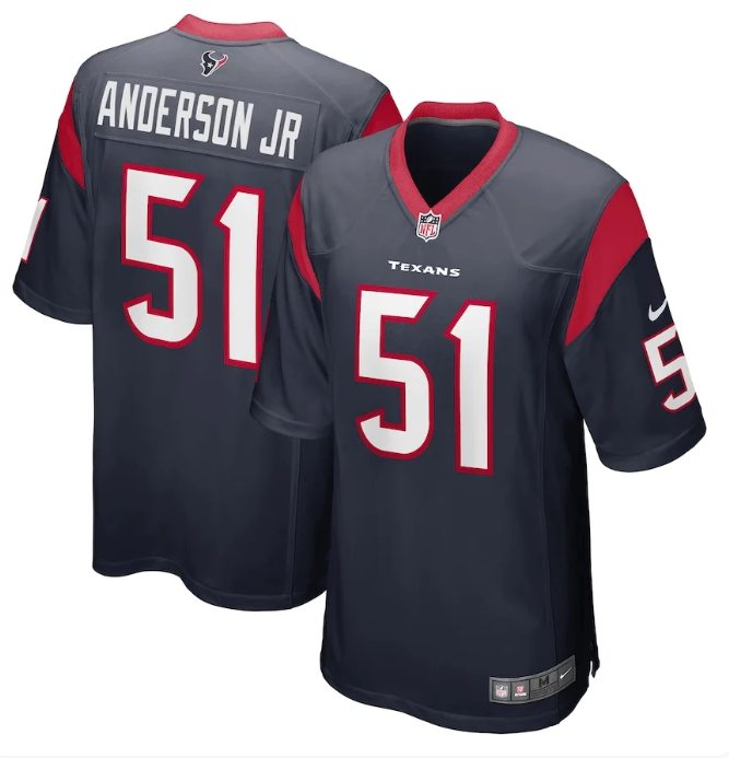 Will Anderson Jr. #51 Houston Texans Nike Vapor F.U.S.E. Stitched Limited Jersey – Navy