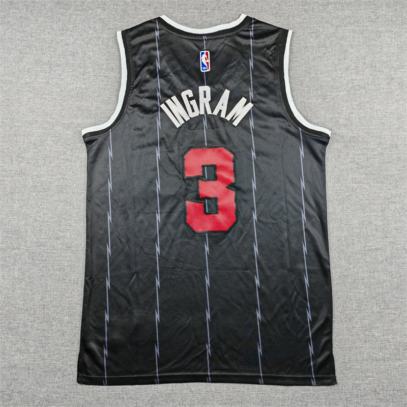 Brandon Ingram #3 Toronto Raptors Nike City Edition Swingman Jersey – Black