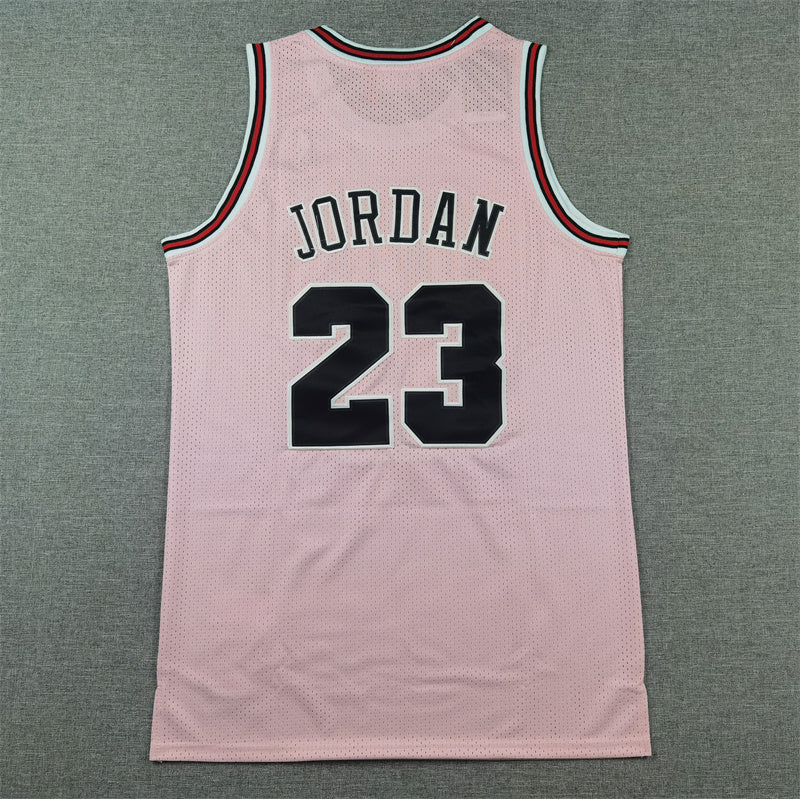 Michael Jordan #23 Chicago Bulls Mitchell & Ness Hardwood Classics Jersey – Pink