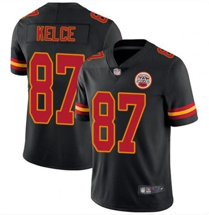 Men's Nike Travis Kelce #87 Kansas City Chiefs Stitched Game Jersey