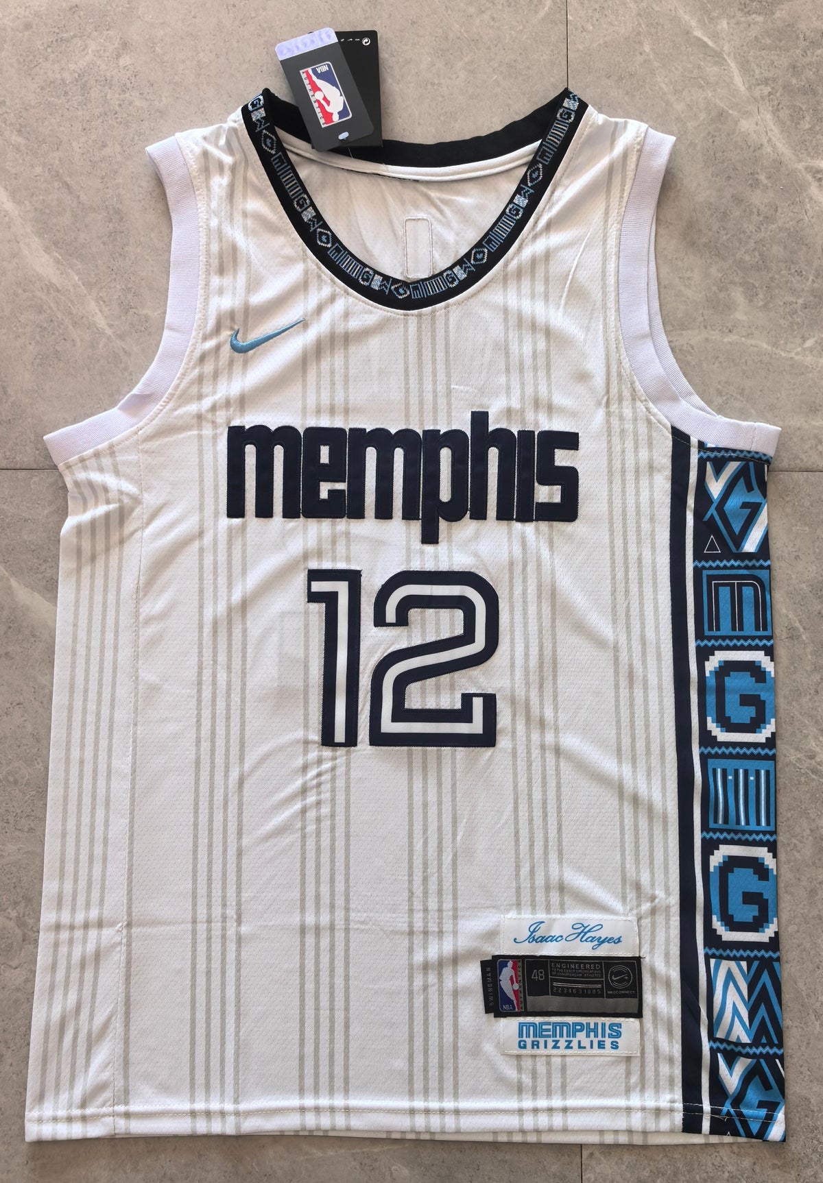 Ja Morant #12 Memphis Grizzlies City Edition Swingman Jersey – White