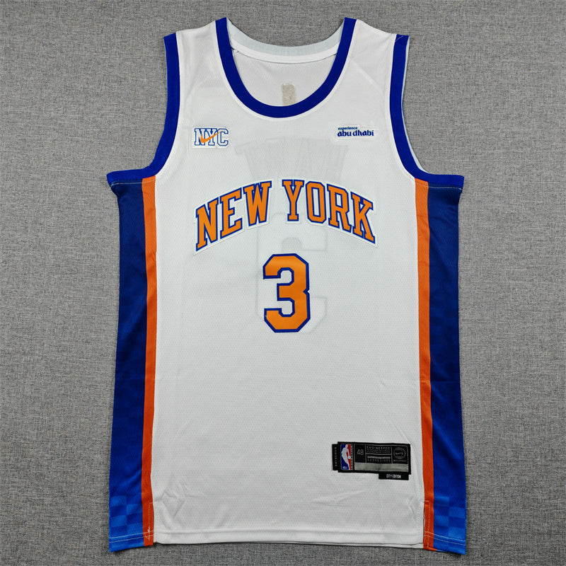 Josh Hart #3 New York Knicks City Edition Swingman Jersey – White (NYC)