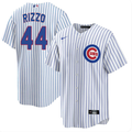 Men's Chicago Cubs Anthony Rizzo #44 Nike Home White Replica Jersey – Authentic Lettering