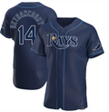 Christian Bethancourt #14 Tampa Bay Rays Men's Game Jersey