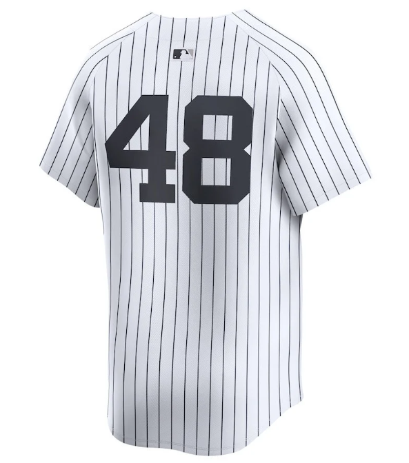 Men's New York Yankees Anthony Rizzo #48 2024 World Series Home Limited Jersey – White