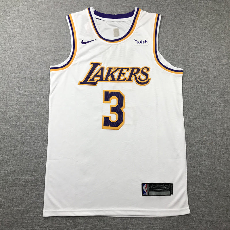 Anthony Davis #3 Los Angeles Lakers Association Edition Jersey – White