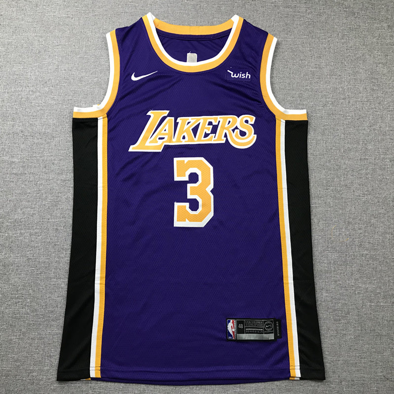 Anthony Davis #3 Los Angeles Lakers Nike Statement Edition Jersey – Purple