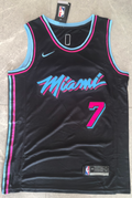 Giannis Antetokounmpo #7 Miami Heat City Edition Swingman Jersey – Black