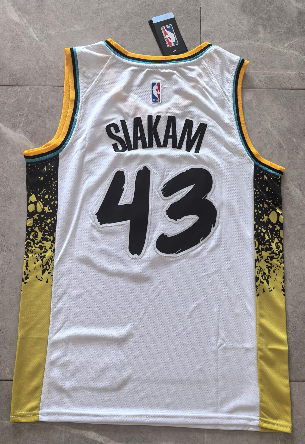 Pascal Siakam #43 Indiana Pacers City Edition Swingman Jersey – White (INDY)