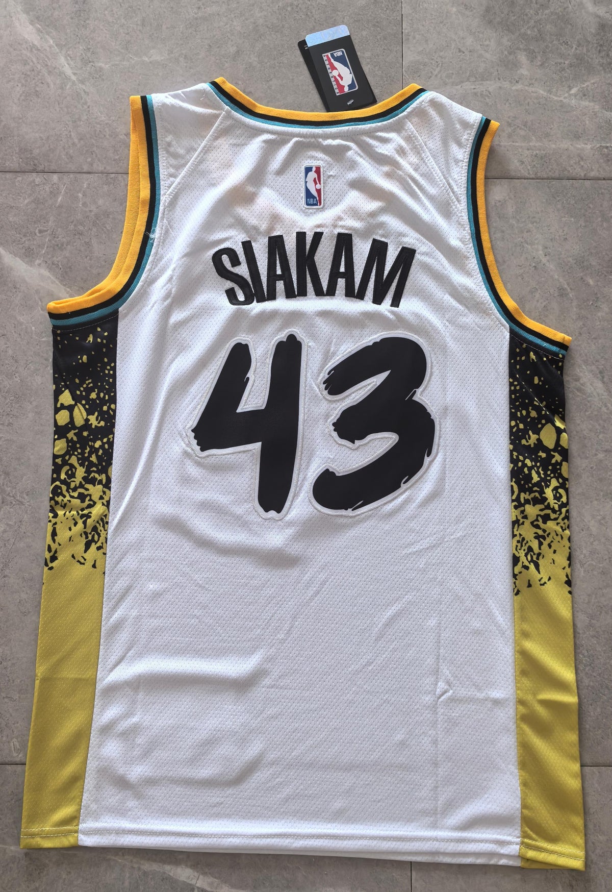 Pascal Siakam #43 Indiana Pacers City Edition Swingman Jersey – White (INDY)