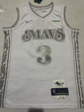 Anthony Davis #3 Dallas Mavericks City Edition Swingman Jersey – White/Silver