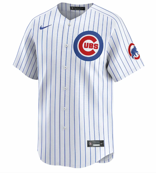 Men's Chicago Cubs Anthony Rizzo #44 Nike Home White Replica Jersey – Authentic Lettering