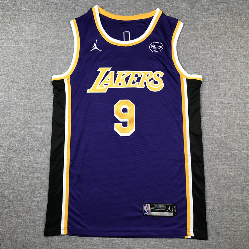 Bronny James Jr. #9 Los Angeles Lakers Statement Edition Jersey – Purple