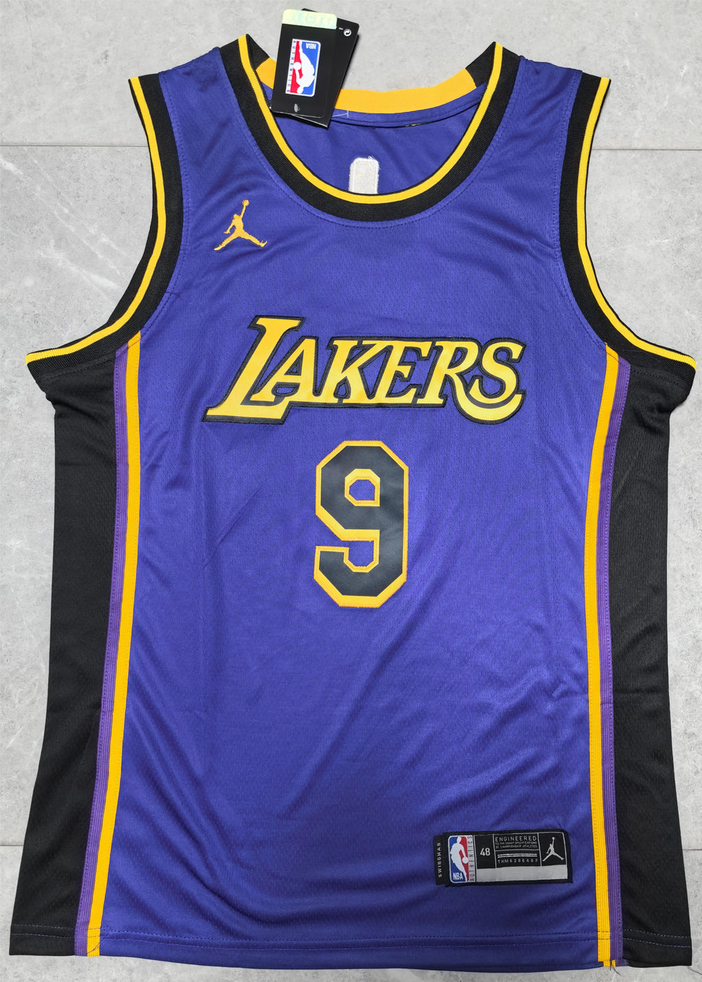 Bronny James Jr. #9 Los Angeles Lakers Statement Edition Swingman Jersey – Purple