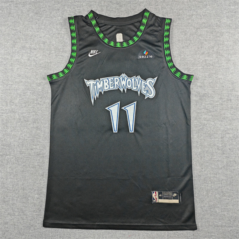 Naz Reid #11 Minnesota Timberwolves City Edition Swingman Jersey – Black