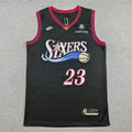 LeBron James #23 Philadelphia 76ers City Edition Swingman Jersey – Black
