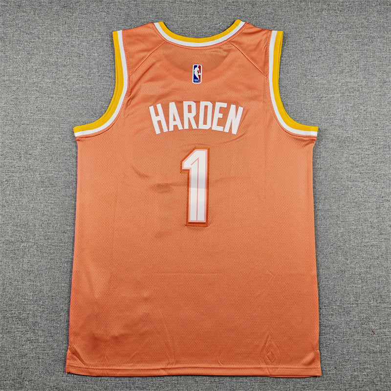 James Harden #1 Cleveland Cavaliers Nike City Edition Swingman Jersey – Orange