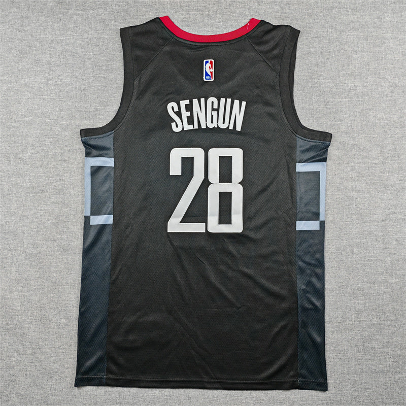 Alperen Şengün #28 Houston Rockets City Edition Swingman Jersey – Black